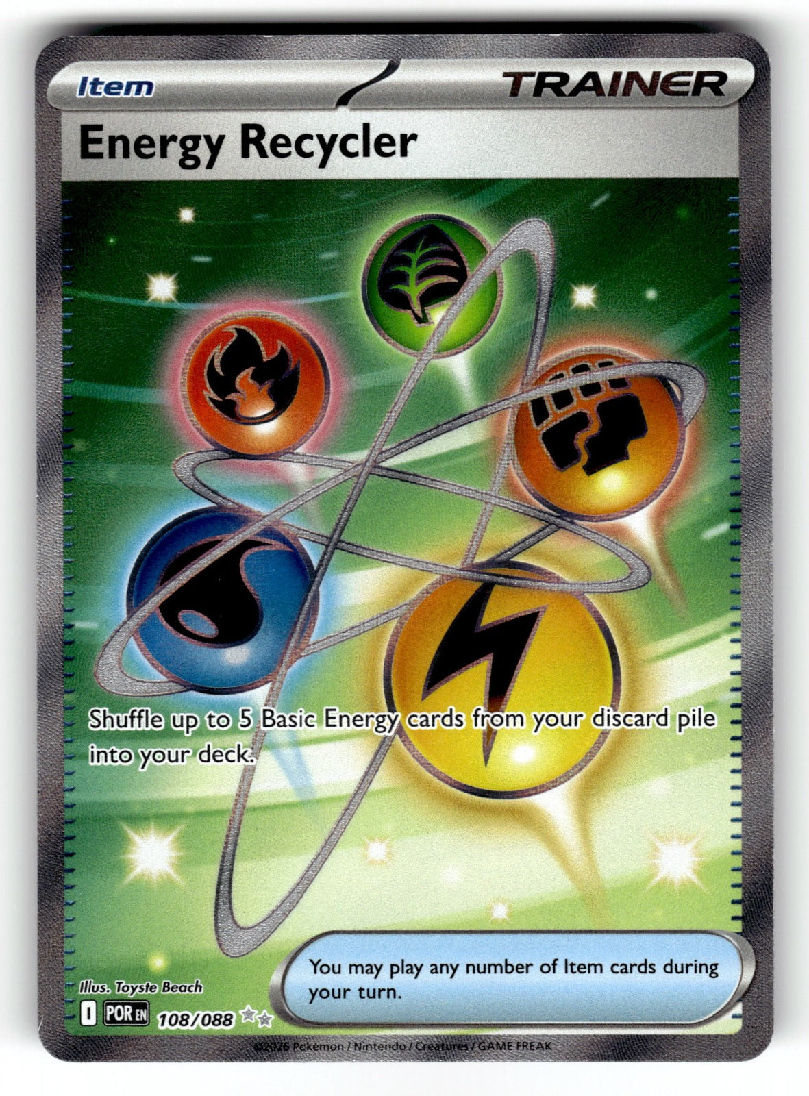 Energy Recycler – 108/088 POR: ME03: Perfect Order Ultra Rare Holo NM