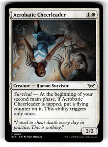 Acrobatic Cheerleader – 1 DSK: Duskmourn: House of Horror C NM