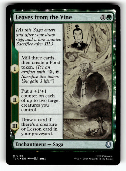 Leaves from the Vine – 185 TLA: Avatar: The Last Airbender U Foil NM
