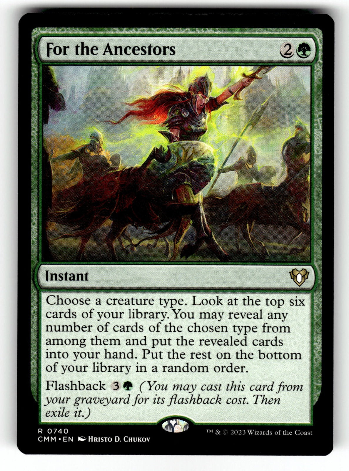 For the Ancestors – 740 CMM: Commander Masters R NM