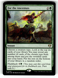 For the Ancestors – 740 CMM: Commander Masters R NM