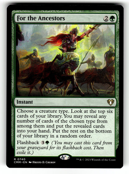 For the Ancestors – 740 CMM: Commander Masters R NM