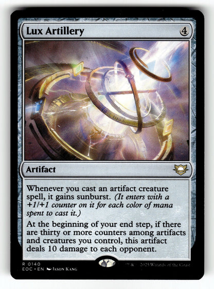 Lux Artillery – 140 EOC: Commander: Edge of Eternities R LP