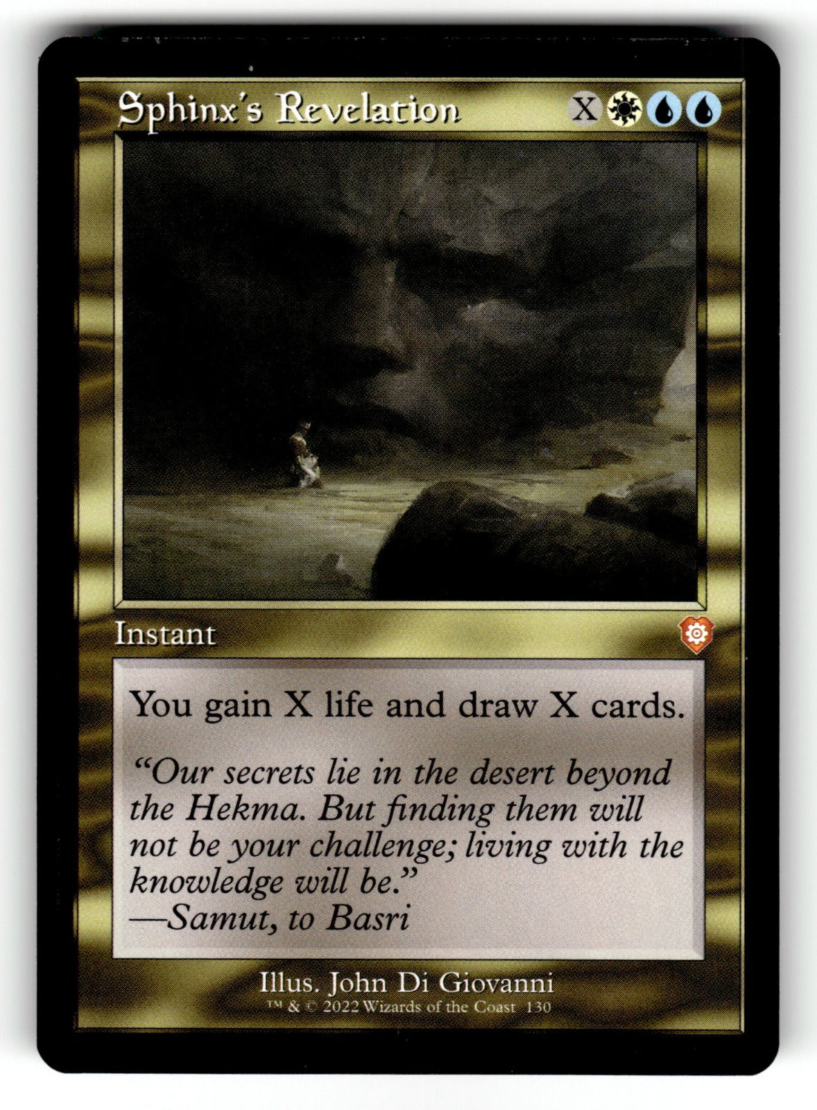 Sphinx's Revelation (Retro Frame) – 130 BRC: Commander: The Brothers' War M LP
