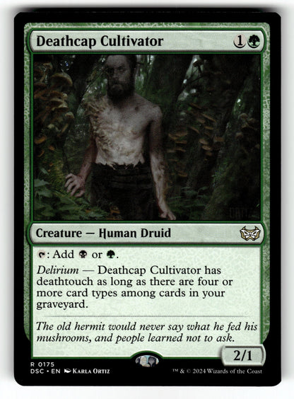 Deathcap Cultivator – 175 DSC: Commander: Duskmourn: House of Horror R NM