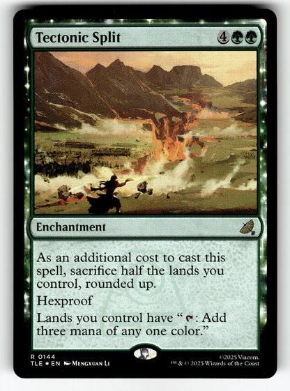 Tectonic Split – 144 TLE: Avatar: The Last Airbender: Eternal-Legal R Foil NM