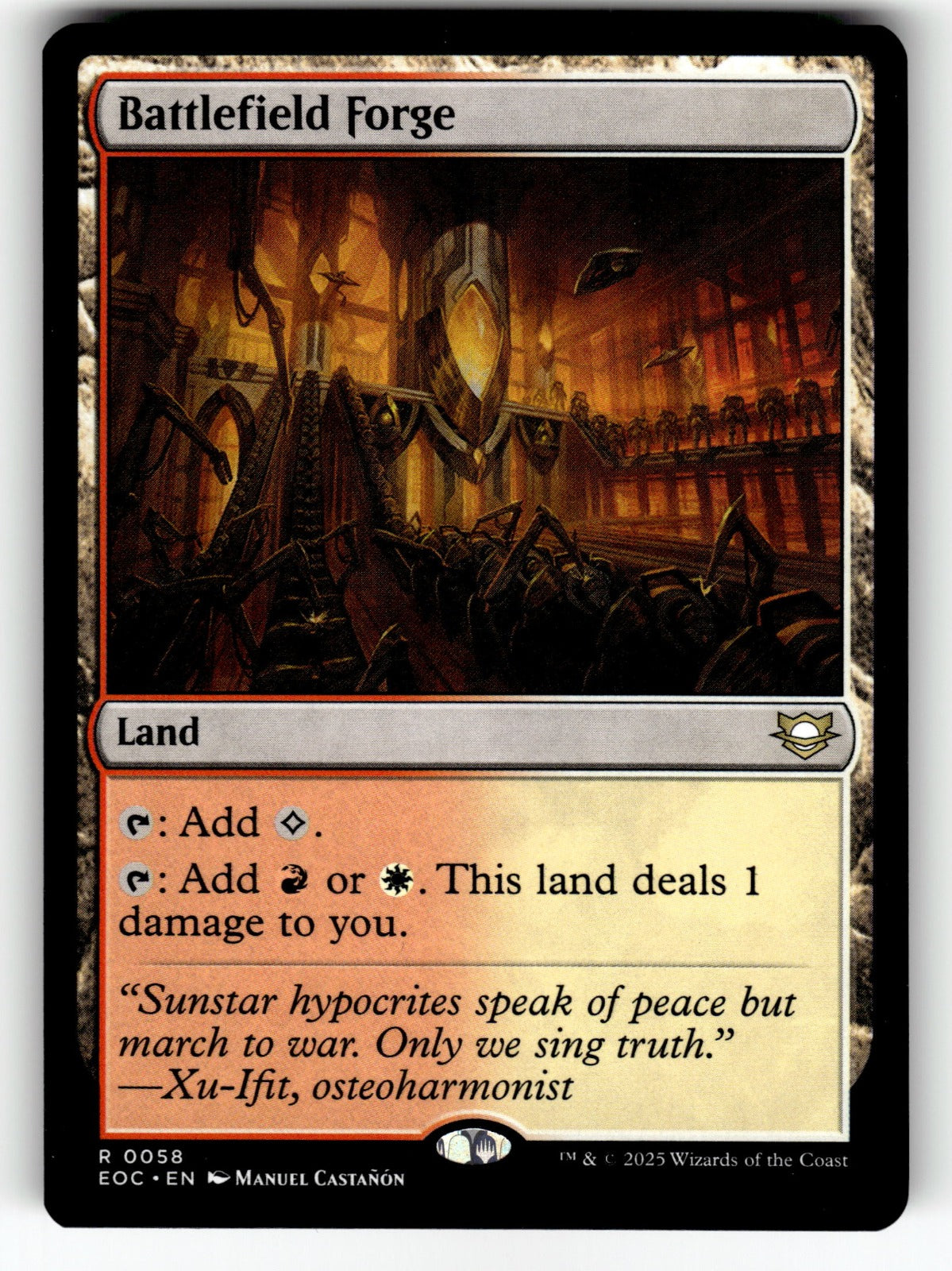 Battlefield Forge – 58 EOC: Commander: Edge of Eternities R NM