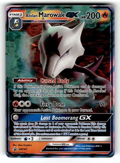Alolan Marowak GX – SM187 SMP: SM Promos Promo HoloMP