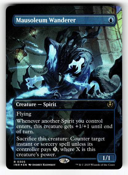 Mausoleum Wanderer (Borderless) – 305 INR: Innistrad Remastered R Foil NM