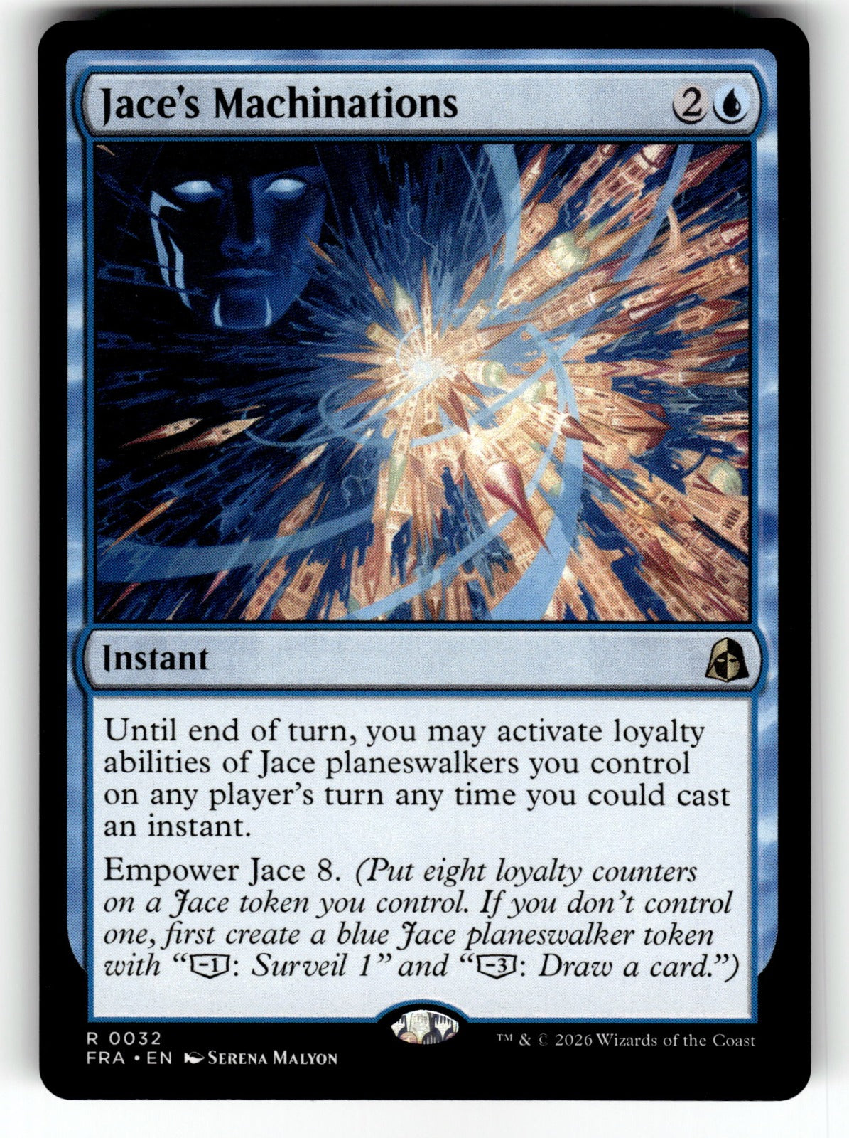 Jace's Machinations – 32 FRA: Reality Fracture R NM