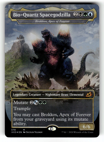 Bio-Quartz Spacegodzilla - Brokkos, Apex of Forever – 378 IKO: Ikoria: Lair of Behemoths M Foil NM