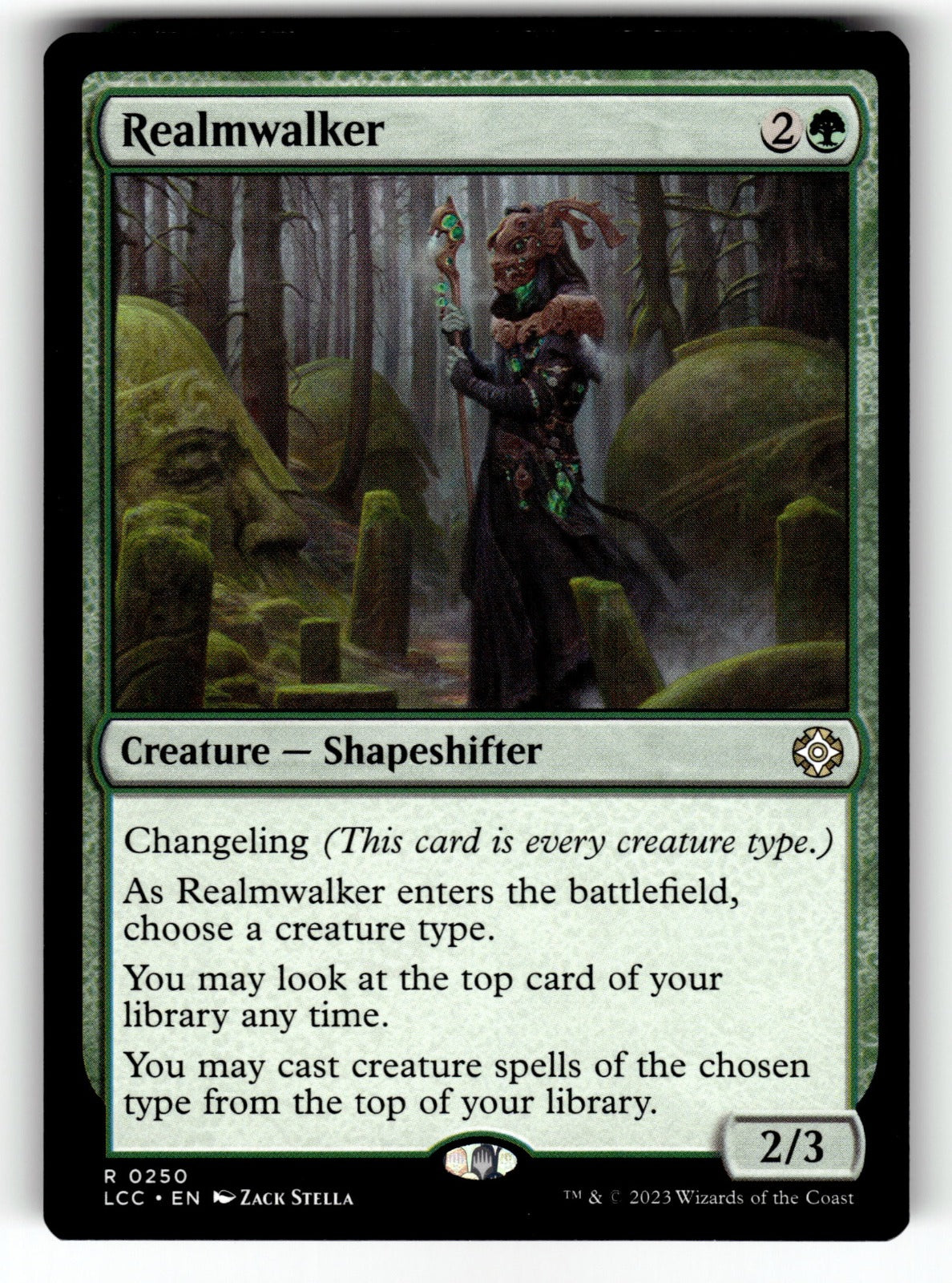 Realmwalker – 250 LCC: Commander: The Lost Caverns of Ixalan R LP