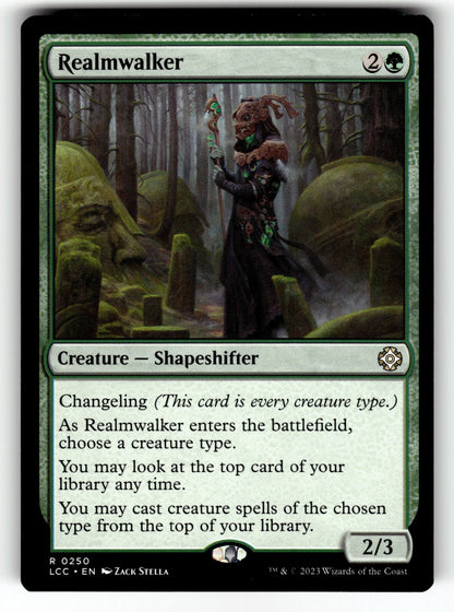 Realmwalker – 250 LCC: Commander: The Lost Caverns of Ixalan R LP