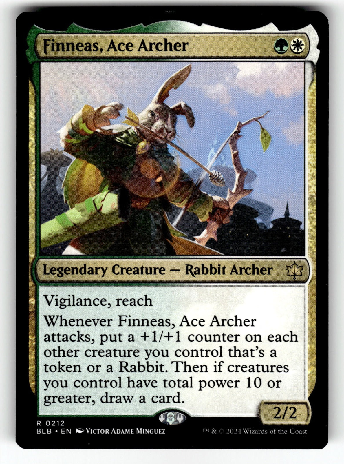 Finneas, Ace Archer – 212 BLB: Bloomburrow R NM