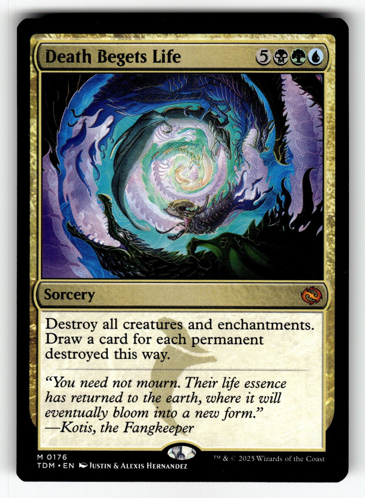 Death Begets Life – 176 TDM: Tarkir: Dragonstorm M NM