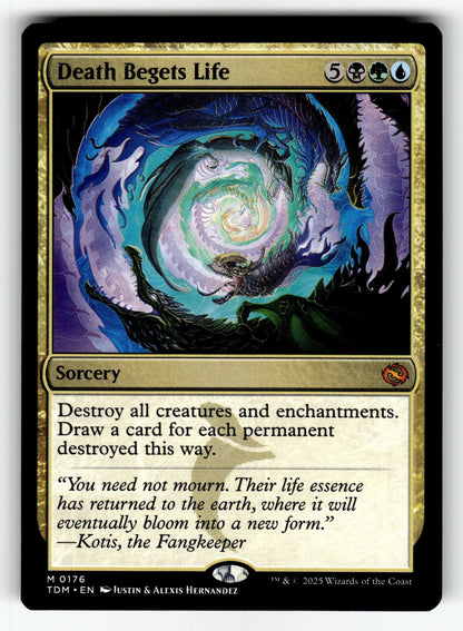 Death Begets Life – 176 TDM: Tarkir: Dragonstorm M NM