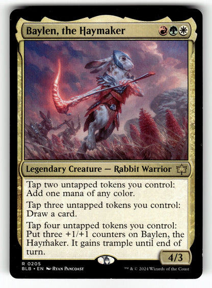 Baylen, the Haymaker – 205 BLB: Bloomburrow R NM