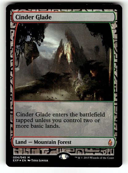 Cinder Glade – 4 EXP: Zendikar Expeditions M Foil LP