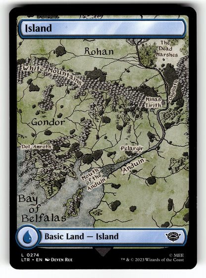Island () – 274 LTR: Universes Beyond: The Lord of the Rings: Tales of Middle-earth L LP