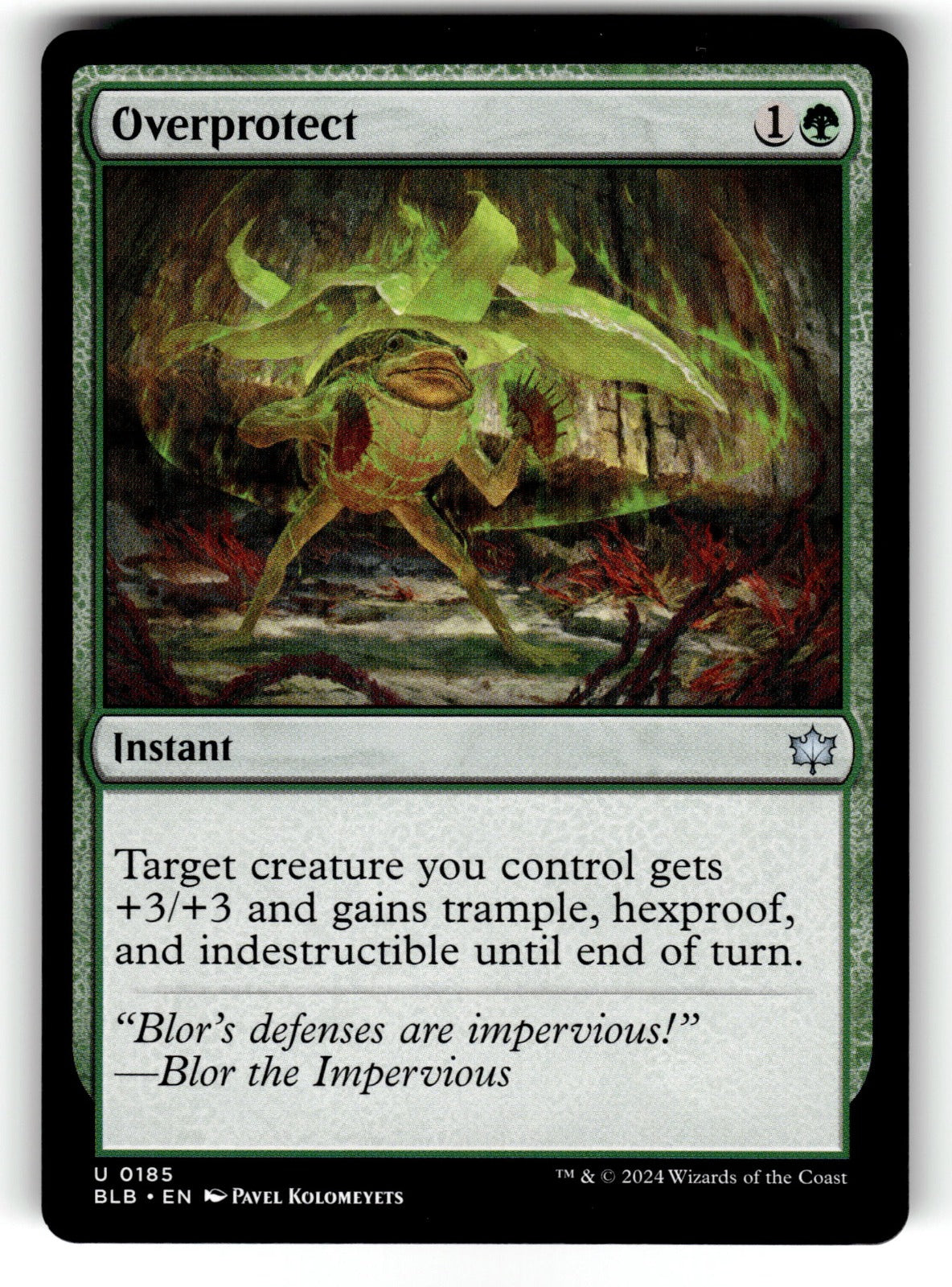 Overprotect – 185 BLB: Bloomburrow U NM