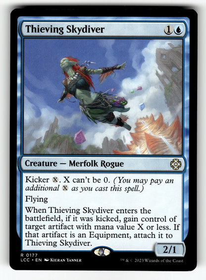 Thieving Skydiver – 177 LCC: Commander: The Lost Caverns of Ixalan R NM