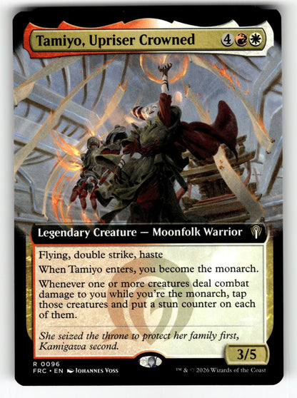 Tamiyo, Upriser Crowned (Extended Art) – 96 FRC: Commander: Reality Fracture R NM