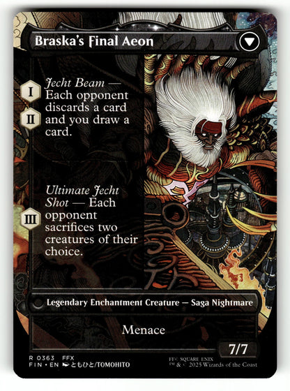 Jecht, Reluctant Guardian (Borderless) – 363 FIN: FINAL FANTASY R NM (Back)