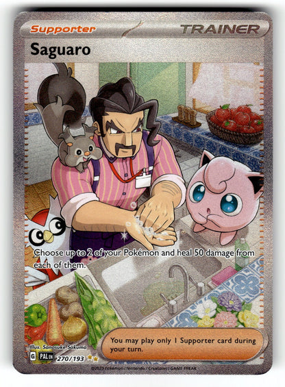 Saguaro – 270/193 PAL: SV02: Paldea Evolved Special Illustration Rare Holo NM