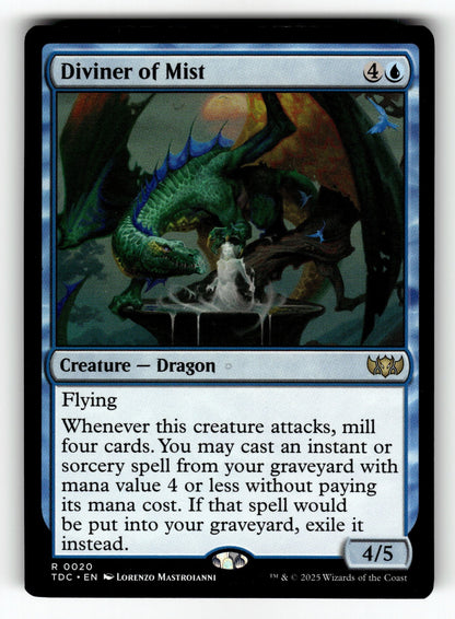 Diviner of Mist – 20 TDC: Commander: Tarkir: Dragonstorm R NM