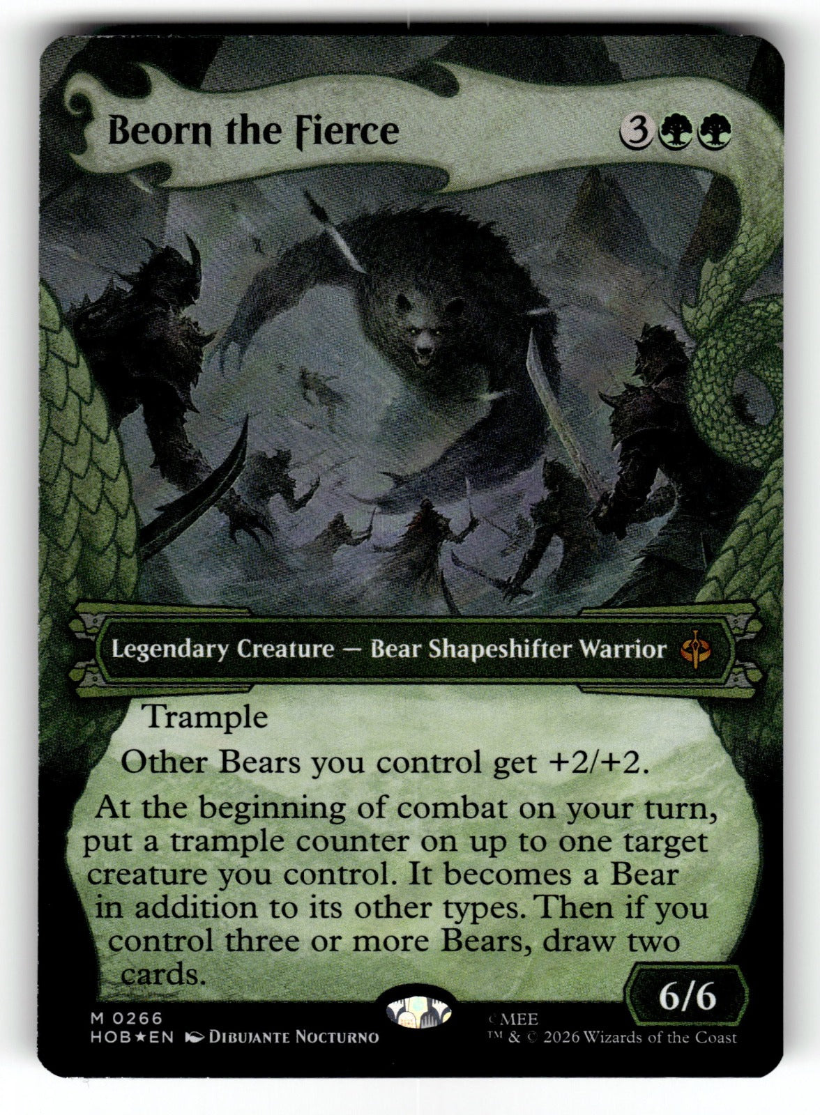Beorn the Fierce (Showcase) – 230 HOB: The Hobbit M Foil NM