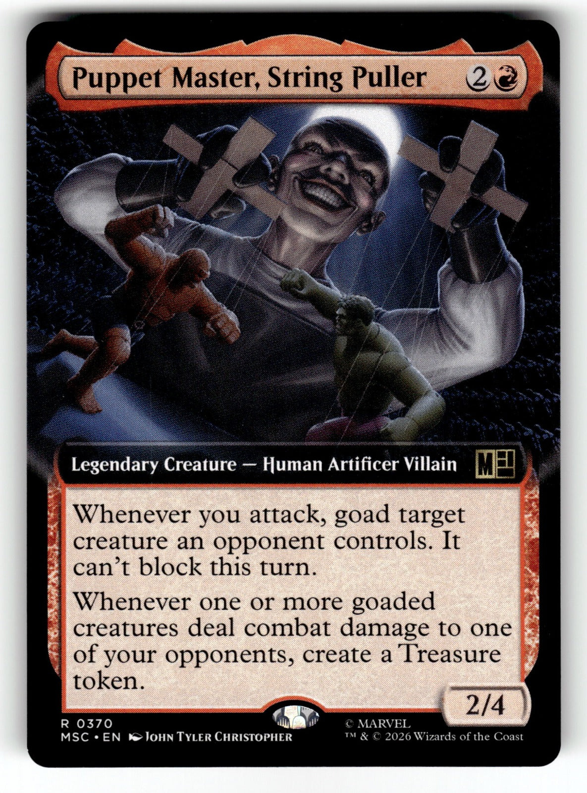 Puppet Master, String Puller (Extended Art) – 370 MSC: Commander: Marvel Super Heroes R NM