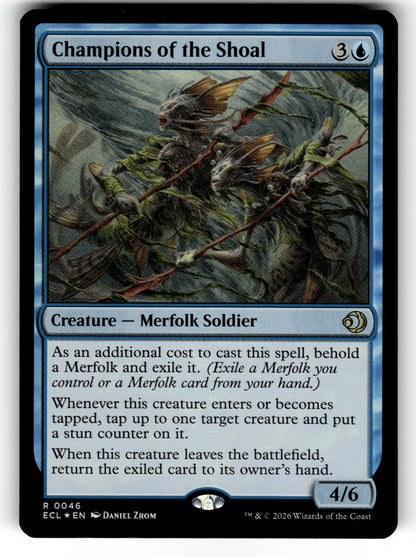 Champions of the Shoal – 46 ECL: Lorwyn Eclipsed R Foil NM