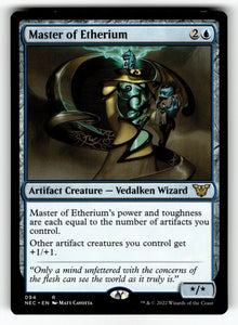 Master of Etherium – 94 NEC: Commander: Kamigawa: Neon Dynasty R NM