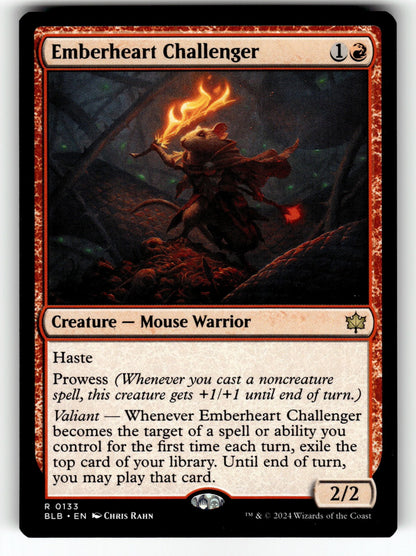 Emberheart Challenger – 133 BLB: Bloomburrow R NM