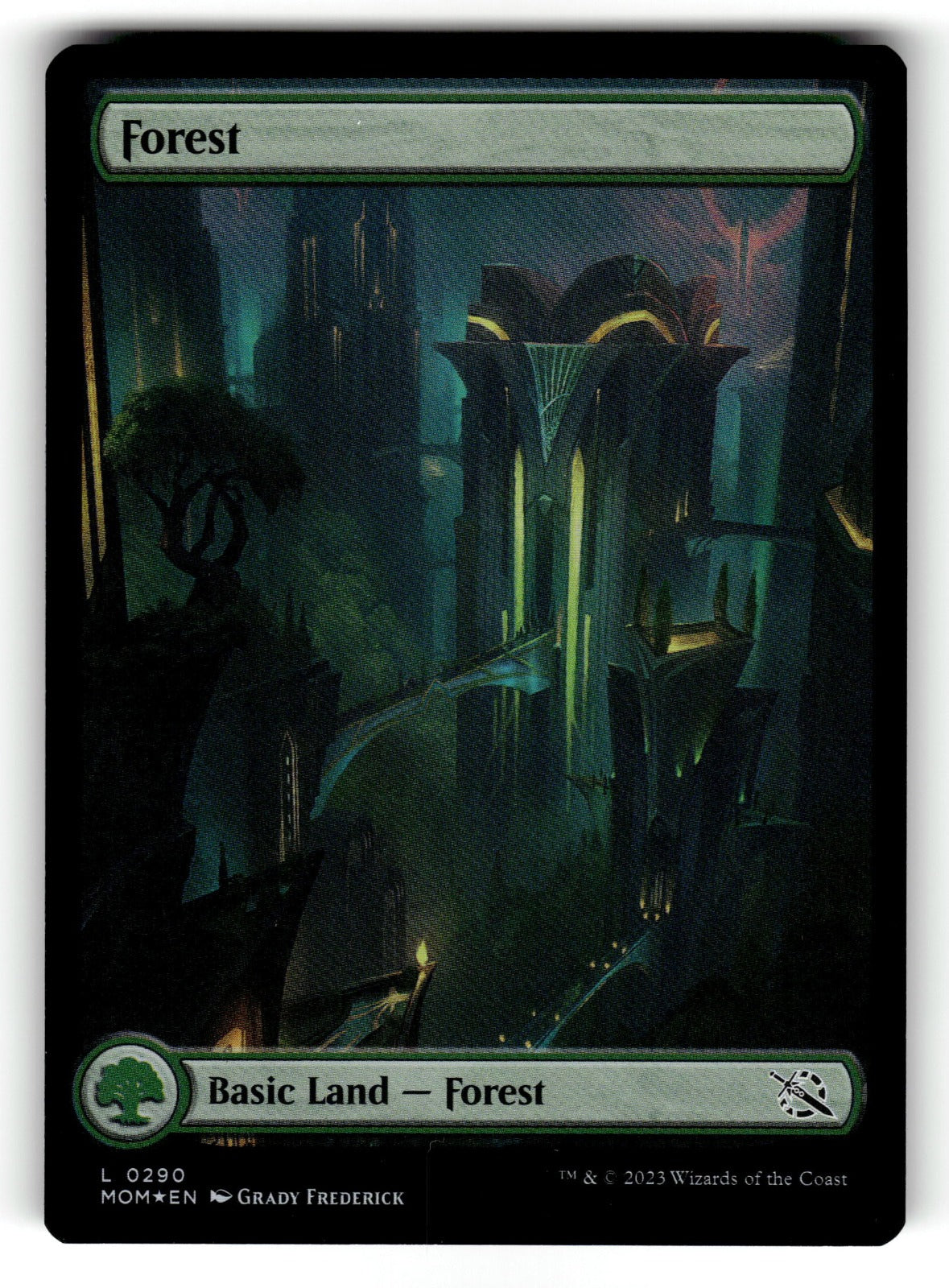 Forest (0290) – 290 MOM: March of the Machine L Foil NM