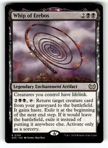 Whip of Erebos – 159 DSC: Commander: Duskmourn: House of Horror R NM