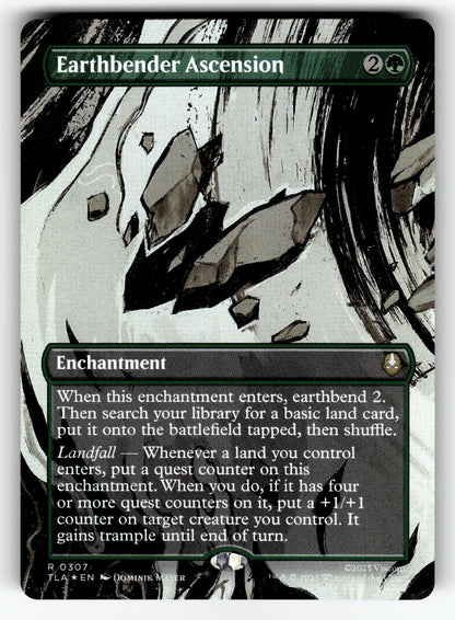 Earthbender Ascension (Borderless) – 307 TLA: Avatar: The Last Airbender R Foil NM