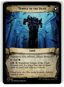 Aclazotz, Deepest Betrayal – 88 LCI: The Lost Caverns of Ixalan M NM (Back)