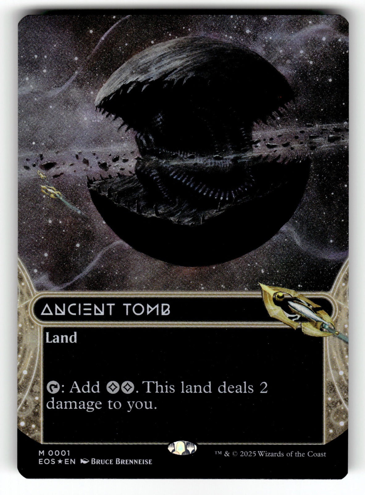 Ancient Tomb (Borderless) – 1 EOS: Edge of Eternities: Stellar Sights M Foil NM