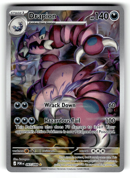Drapion – 097/088 POR: ME03: Perfect Order Illustration Rare HoloMP