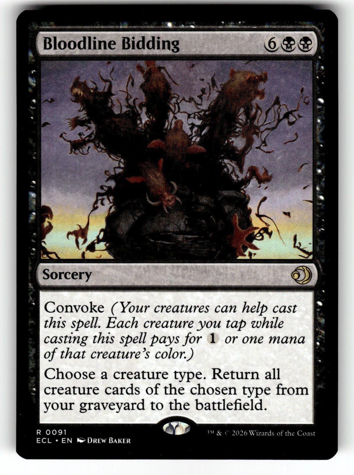 Bloodline Bidding – 91 ECL: Lorwyn Eclipsed R NM