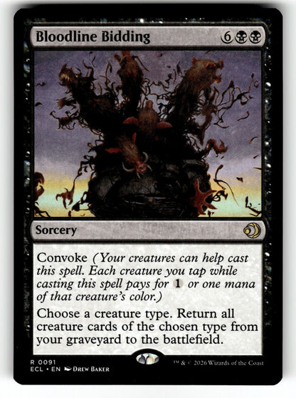 Bloodline Bidding – 91 ECL: Lorwyn Eclipsed R NM