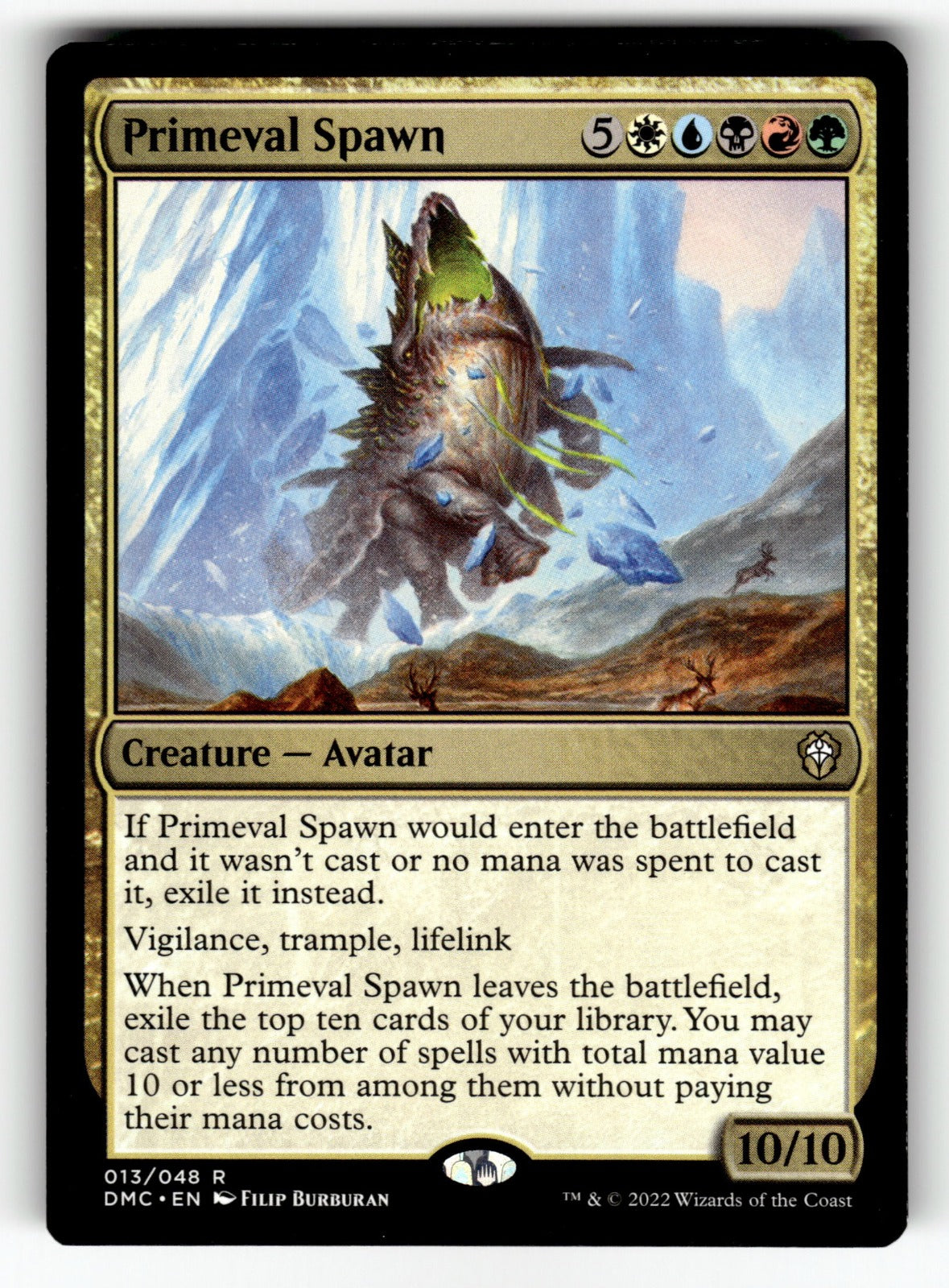 Primeval Spawn – 13 DMC: Commander: Dominaria United R LP