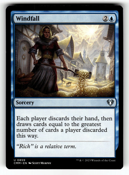 Windfall – 859 CMM: Commander Masters U NM