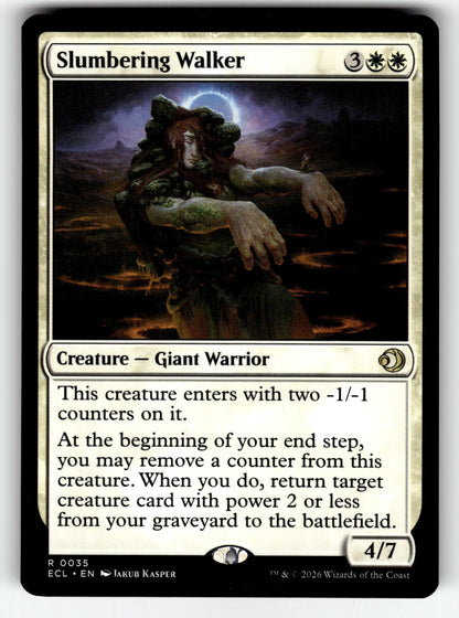 Slumbering Walker – 35 ECL: Lorwyn Eclipsed R NM