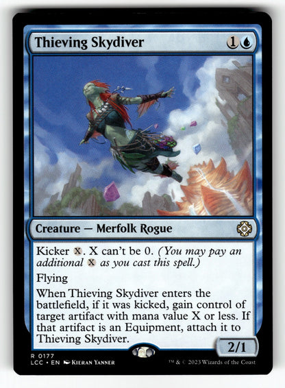 Thieving Skydiver – 177 LCC: Commander: The Lost Caverns of Ixalan R NM