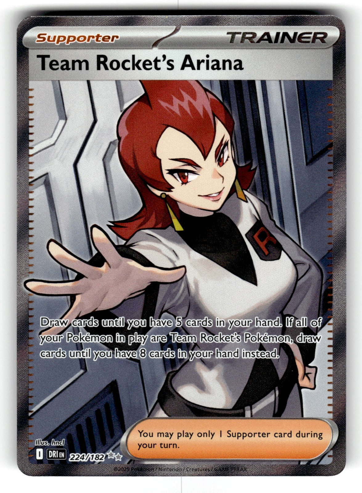 Team Rocket's Ariana - – 224/182 DRI: SV10: Destined Rivals Ultra Rare Holo NM