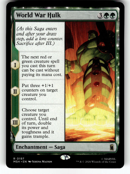 World War Hulk – 197 MSH: Marvel Super Heroes R NM