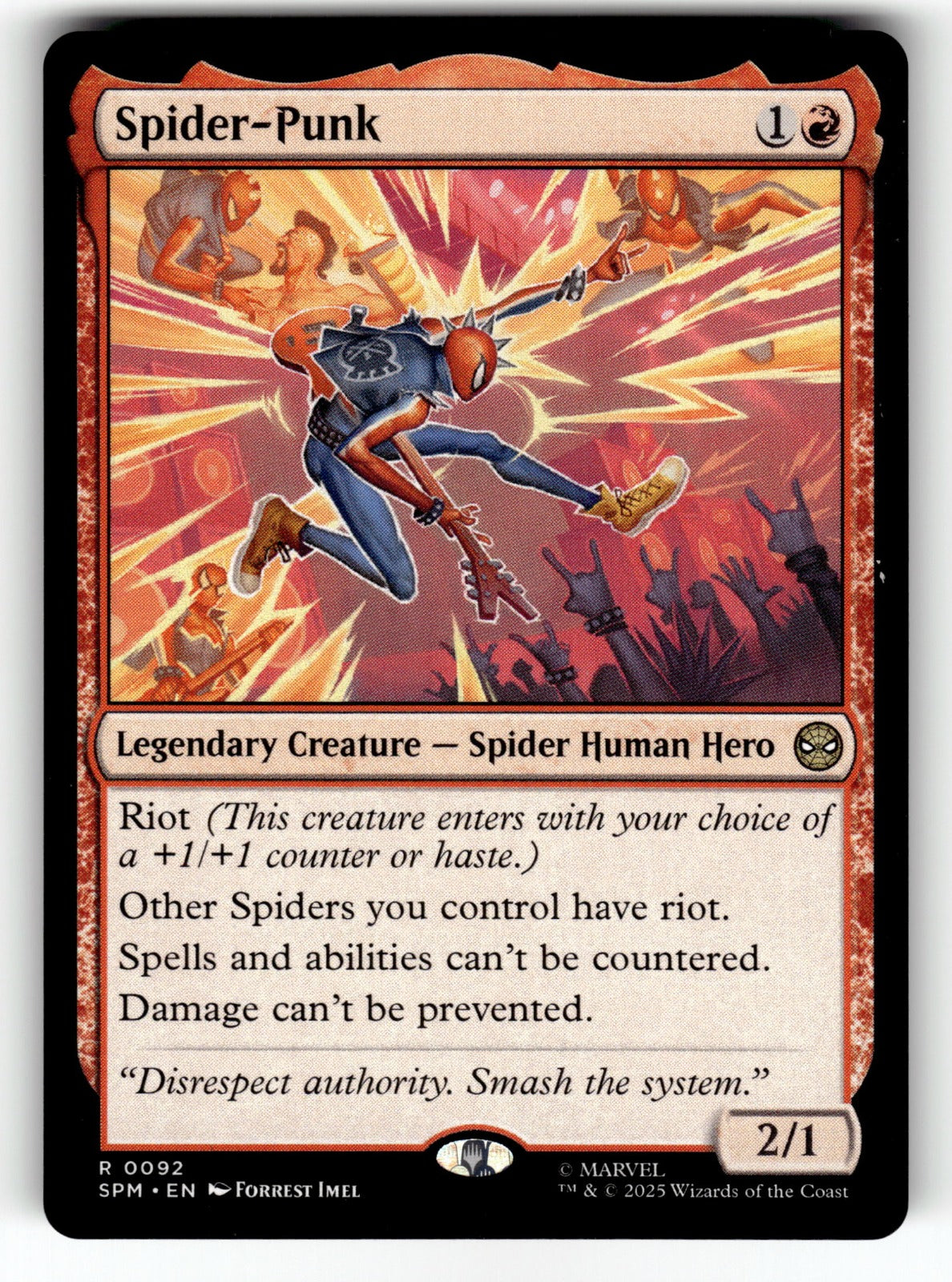 Spider-Punk – 92 SPM: Marvel's Spider-Man R NM