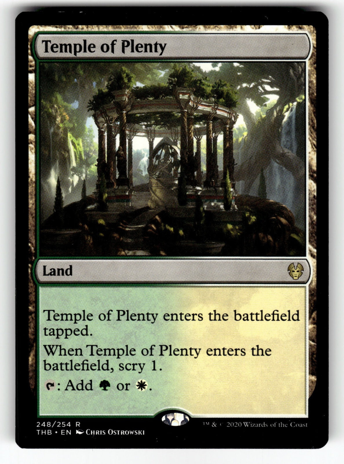 Temple of Plenty – 248 THB: Theros Beyond Death R NM